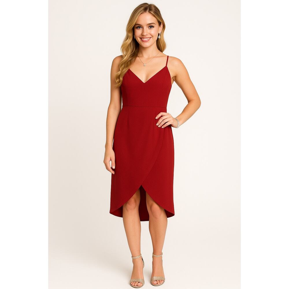 Atnlewhi Red Cocktail Dress - Size M